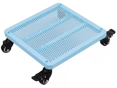 Support Plantes Interieur Avec Roues, Porte Plante Interieur Supports De Pots De Fleurs À Roulettes Plateaux pour Pots, Porte Plante Rectangulaire Fer Chariot À Roulettes ( Color : Blauw , Size : 40x5