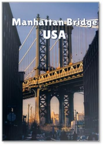 Kühlschrankmagnet mit Blick auf die Manhattan-Brücke von Dumbo in New York (USA) Design 1