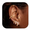 DOCHAIS 6Paar Creolen Silber 925 für Damen 18K Vergoldete Ohrringe Gold Set, Kleine Creolen Gold, Hypoallergen Cartilage Daith Helix Piercings Ohrringe für Mehrere Piercings 8/10/12MM