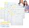 Scrapbook-Papier-Aufbewahrungs-Organizer – 30,5 x 30,5 cm, transparenter Papierhalter, transparenter Karton-Organizer mit Haftindex-Tabs, für Kunst und Handwerk