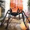 Halloween Dekoration Horror Spinne 200CM,Spinnen Halloween Deko Gruselige,Spinne Halloween Groß, Halloween Spinne Garten, Outdoor, Raum,Fensterdekoration,Für Halloween Scary Party Hängende Dekoration