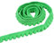 15 Yards 10mm Mini-Pomponborte zum Basteln, Bommelborte Dekoband Bommelband,Pomponband Fransenborte Spitzenband Zierband Dekoborte Pompons Borte zum Nähen,DIY Basteln Apparel Kleidung,Grün