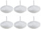 Vdaxvme Bougies chauffe-plat flottantes non parfumées en cire de soja pour décoration de piscine, baignoire, 3,5 à 4 heures de combustion