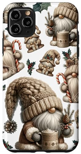 iPhone 11 Pro Max Cute Winter Gnome For Women And Girls Christmas Aesthetic Case