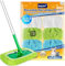KEEPOW für Swiffer Bodenwischer 30 cm, Mikrofaser-Tücher für Swiffer Feuchte Bodentücher, Ideal für Swiffer Bodentücher Wiederverwendbar, Waschbar Tücher für Swiffer Mop, Gemischte Packung mit 6 Stück