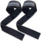 PORTENTUM® Straps Palestra - Fascette Sollevamento Pesi - Fasce, Cinghie per Stacchi, Lifting, Gym - Accessori Bodybuilding (Nero)