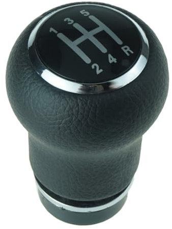 Newtown2700-parts Schaltknauf schwarz kompatibel für Audi A6 4B C5 A4 B5 A8 4D 5 Gang