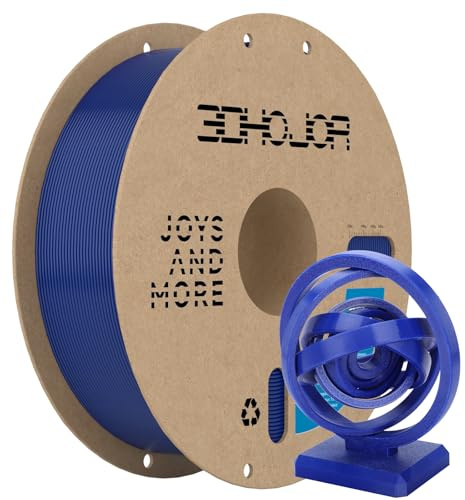 3DHoJor PETG Filament 1.75mm 1KG Blau Hohe Zähigkeit 3D Druck Filament