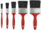 Xtremeauto 5pc Paint Brush Set – Synthetic Bristle Brushes for Emulsion, Gloss, Varnish & Stains – Ergonomic Handles – Sizes: 0.5”, 1”, 1.5”, 2”, 2.5” – Ideal for DIY & Craft Projects (5 Piece)