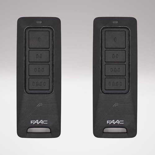 XT4 433/868 FDS - Telecomando cancello 4 canali - Rif. 787018 - Nuova generazione - Bifrequenza 433 + 868 MHz - Retrocompatibile SLH + 1 portachiavi DOMOBIP (nero - confezione da 2)