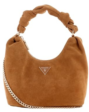 GUESS Isotta Hobo Bag Cognac