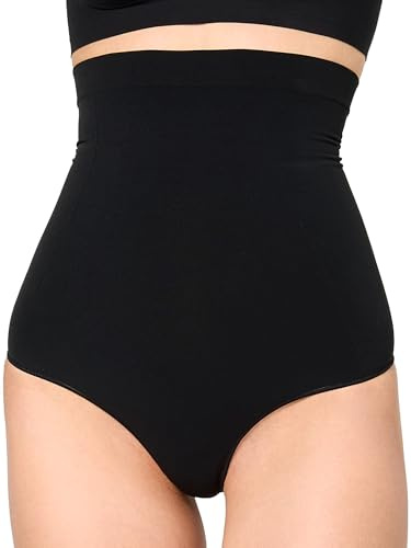 Nur Die Sculpt Highwaist String Shapewear – Strong Shaping Bauchweg-String Formt Taille & Bauch Formende Miederhose Unterwäsche Bodyshaper Damen