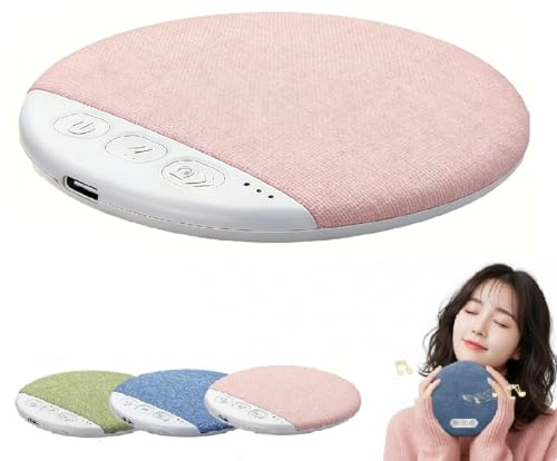 2026 New Sleep Pillow Speaker, Bluetooth Pillow Speaker with White Noise Timer Wireless Sleep Aid with Stereo Bass Private Sleep Headphones, Privacy & Meditation (Pink)