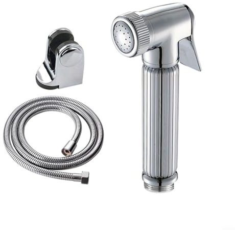 Kit de pommeau de douche pour camping-car avec tuyau de 1,5 m, filetage G1/2, douchette à main en cuivre pour camping-cars, yachts et salle de bain, poignée antidérapante et contrôle facile de l'eau