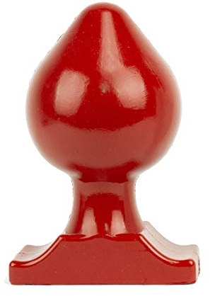 All Black Analplug The Ball XXXXL ca 22,5x12,0cm Buttplug in Kugelform (Rot/Red)