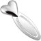 SILBERKANNE Lesezeichen Geldklammer Herz L 7 cm Premium Silber Plated edel versilbert in top Verarbeitung