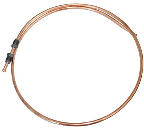 AERZETIX - C42587 - Bremsleitung - Schlauch - aus Kupfer - 100cm Ø4.76mm - mit Anschlüssen - M10x1/M10x1