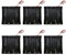 GTIWUNG 18650 Battery Case Holder with Lead Wire Bundle, 6 Pcs 4 x 3.7 V DIY Battery Storage Boxes, 4 Slots Black Plastic Batteries Case with Pin + 6Pcs Cable Straps