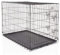 Cozy Pet Dog Crate 42 107cm in Black ABS Tray Folding Puppy Crate Cat Carrier Dog Cage DCP42B