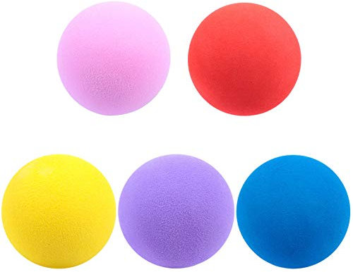 BESPORTBLE 5St Golf personalisierte Bälle Indoor-Spielset giteer Safe tatsächl Spielzeuge Ball zum Üben Indoor-Trainingsball drinnen Übungsball weicher Ball Schaumkugel Zubehör Eva