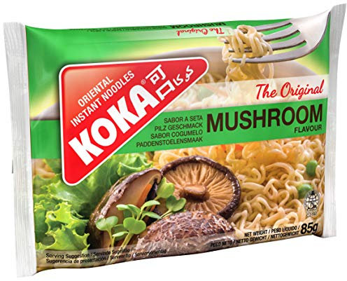 Koka Noodles Original Mushroom Flavour Oriental Style Instant Noodles 30 Packets of 85 g