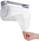 simpletome Küchenrollenhalter Eine Hand Unter dem Kabinett Selbstklebend Papierrollenhalter Frischhaltefolie Halter (Silber)