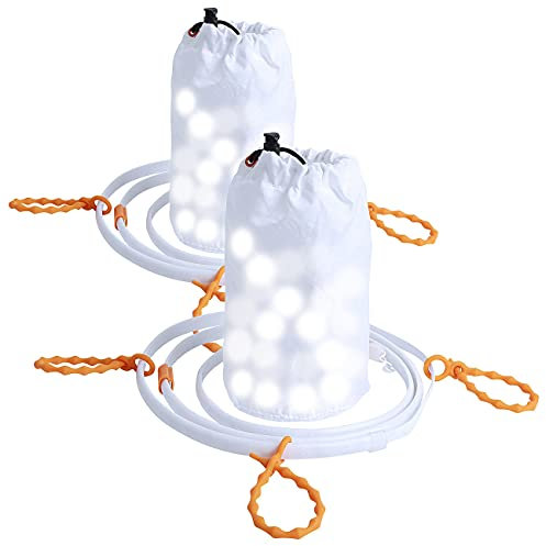 Lunartec USB Licht: 2er-Set 2in1-Outdoor-USB-LED Lichtschläuche, je 45 LED, 315 lm, IP67 (Lichterkette Schlauch, Lichtschlauch Weihnachten, Weihnachtsbeleuchtung)