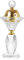 MagiDeal Cristal de Luxe Arabe Bakhoor Brûleur D'encens Portable Traditionnel Mabkhara Encens Résine Brûleur Outil Spa Arabe Diffuseur Décor Ornement - Une