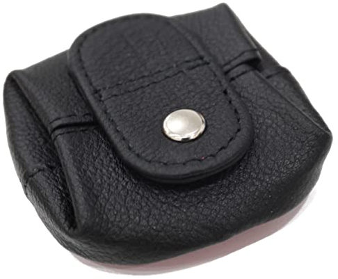 Van Der Rich ® - Petit Mini Porte-Monnaie en Cuir - Femme/Homme (Noir)