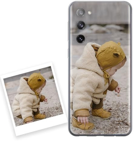 Samsung Galaxy S20 FE Hülle personalisiert mit foto. Handyhülle aus Silikon selbst gestalten Samsung Galaxy S20 FE. Geschenke personalisiert für frauen, mann, kinder,valentinstag, weihnachten