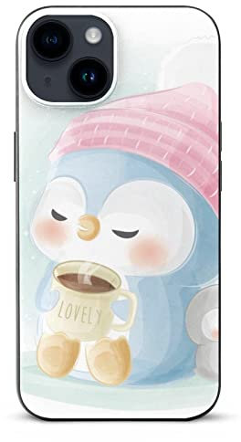 Lurnise Handyhüllen Süßer Pinguin Phone Shell Case Telefonabdeckung TPU Phone Case Kompatibel Mit iPhone 14