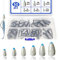 XSHAO® 50 Stück Carolina Rig, Bullet Sinker 3.5g/ 5g/ 7g/ 10g/ 14g/ 20g mit Aufbewahrungsbox für Seefischerei, Tiefsee- Und SüßWasserfisch