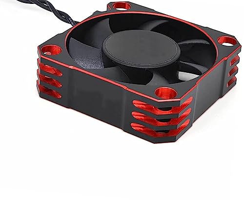 MACHSWON 50mm RC Car Brushless Motor Rocket Metal Motor Cooling Fan for 1/8 1/5 1/6 RC Car Brushless Fan Motor 10000RPM