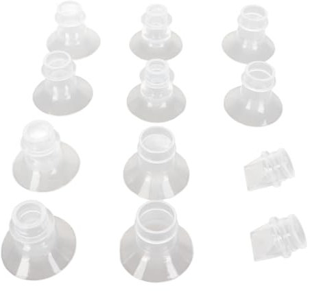 Inserti Flangia 10 Pezzi, 13mm 15mm 17mm 19mm 21mm Accessori per Tiralatte Parti di Ricambio Flangia