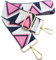 Tracolla Larga 5cm per Borse Donna Cinghia Larga Regolabile Rosa Nero Bianco, 80-130cm Cinghia Larga con Gold Moschettone, Durevole per Crossbody Borsa, Chitarra, Borse Moderne Accessori, 902