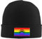 501 Beanie Mütze LGBT Gay Lesbian Furry Paw Pride Regenbogen Beanie Hat Warm Cuffed Hats Bequeme Wintermütze Für Laufen Fischen Wandern