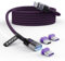 240W Magnetic USB C Charging Cable 1.8M(5.9ft) with 180° Rotating USB Adapter, 48V/5A Fast Charger Magnetic Cable & Port Protector for iPhone 16/15, Samsung S25, MacBook etc