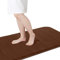 Yimobra Badematte rutschfest, 92 x 61 cm, Super Wasseraufnahme, Dick, Maschinenwaschbar, Leicht zu Trocknen Badezimmerteppich – Braun