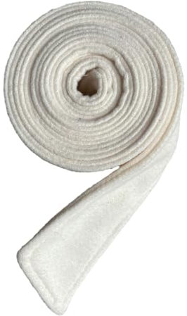 Maxtonser Taillengürtel für Damen, Wolle, Mantel, Gürtel, gebürsteter Plüsch, schmücken, längenverstellbar, Mantel, Korsett, doppelseitiger Taillengürtel, milchig weiß