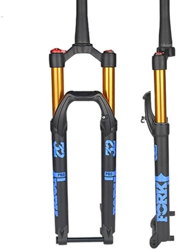 KLYso Forcella Anteriore Con Perno Passante Regolabile Con Rimbalzo Da 120 Mm, Tubo Conico Da Discesa Con Blocco, Forcella Ad Aria For Bici MTB(#6,26'')