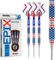 WINMAU Darts Epix 24g 90% Professionelles Wolfram Dartpfeile-Set mit Stahlspitze mit Dart Flüge und Dartschäfte