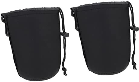 DOITOOL Handwerkskunst Objektiv Tasche Neopren Kamera Objektiv Fall für Einfachen Objektiv Wechseln Tragen auf Gürtel