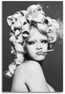 KSAIRHNRHRG Rihanna-Poster, Wandkunst, Vintage, ästhetisches Poster, dekoratives Gemälde für Wohnzimmer, Schlafzimmer, elegantes Poster, 30 x 45 cm, ungerahmter Stil