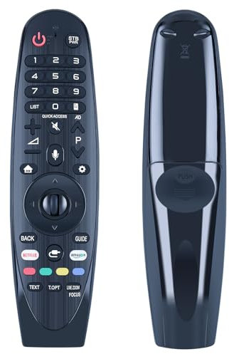 TCNOUMT New Replacement Remote Control Suitible for LG Smart TV AN-MR18BA AN-MR19BA AN-MR400G AN-MR500G AN-MR500 AN-MR700 SP700 AN-MR650A AM-MR650A Infrared (NO Voice Function No Pointer Function)
