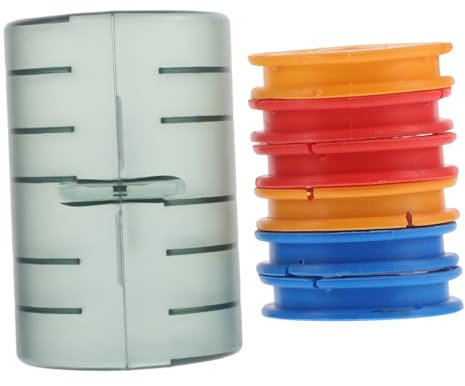 Supvox Angelschnurwickler Aus Silikon Angelschnurwickelklemme Angelschnurwickelwerkzeug Kompaktes Design Für Schnelles Aufwickeln Von Angelschnüren Tragbar Für Angelausflüge