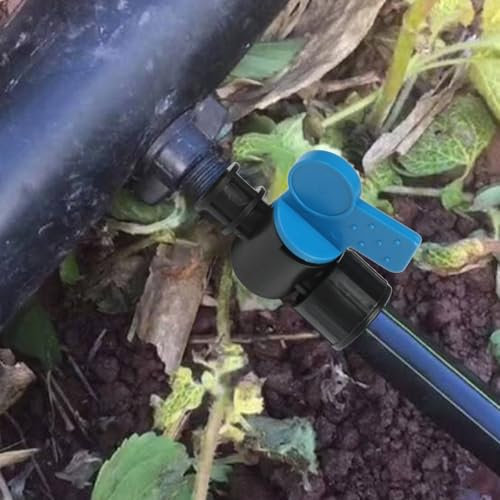 16 mm Rohrverbinder und Kugelhahn für Tropfschlauch, perfekt für sichere Verriegelung und effizienten Wasserfluss (3 Stück)