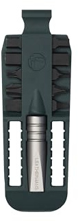 Leatherman Bit Kit #3, Multi-Tool Bit Set, Forest Green/Silver Bit Driver | Removable Bit Driver, 10 Double-Ended Driver Tips, Compact S2 Steel Accessory Kit for DIY, Camping & Everyday Repairs