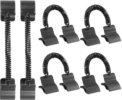 Lot de 6 pinces pour bâche de piscine - Clips de fixation solaires - Fixation solaire pour tuyau d'hiver, spa, jardin, piscine, terrasse