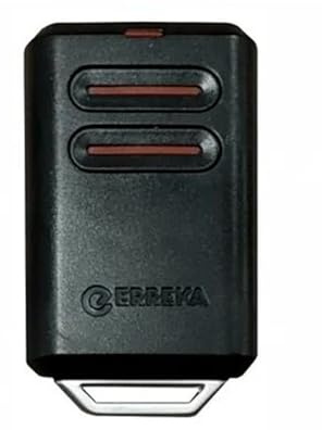 ERREKA KUMA KU02 868 MHz Mando Garaje Original 868 MHz Fixed Code Emisor de 2 Canales Botones para Puertas Automáticas Frecuencia 868,35 MHz Sistema de Alta Seguridad