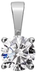 Lyomi Damen Anhänger 585/- Gold 1,1cm Glänzend Diamant Lab Grown weiß 0,75ct. 067340212-1